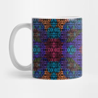 Fractal 1st Burn Red Rainbow TopQ Mug